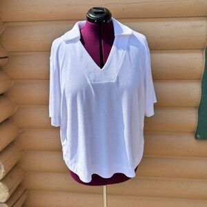 Haven Well Witin Talbots, white top, Teri, BEACH, RESORT,CASUAL